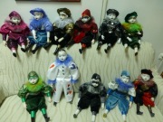 Wyjątkowe lalki w stylu karnawału weneckiego