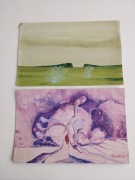 2 akwarele trójmiejskiego artysty Leszek Piechowski 