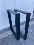 NOGi STOŁU LOFT ALUMINIUM CZARNA 73x50