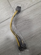 Adapter zasilania GPU 8 pin z 2x sata 20cm