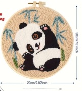 Punch needle, haft supełkowy 