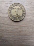 Francja 1 frank 1922 stan II; Izba Handlowa