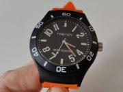 Zegarek Trendy uszkodzony na silikonowym pasku