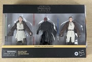 Star Wars the Black Series Qui-Gon Jinn Darth Maul Obi-Wan Kenobi 