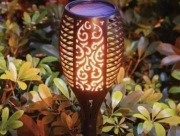 Lampa solarna LAMPA ogrodowa Pochodnia do ogrodu solarna