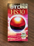 Kaseta VHS TDK HS30 – nowa, zafoliowana, 30 min