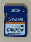 karta SD Kingston 512mb
