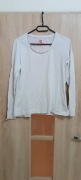 Biała damska bluzka typu longsleeve L