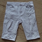 Nowe męskie krótkie spodenki jeansowe z dziurami