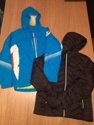 2# kurtka narciarska QUECHUA 142cm, PEPPERTS 146cm