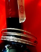 6 srebrnych bransoletek Warmet z PRL 