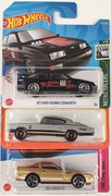 Hot Wheels ’87 Ford Sierra Cosworth + 1966 Dodge Charger + ’89 Corvette