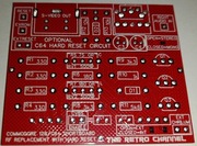 Płytka PCB zamiennika modulatora RF do Commodore C64C