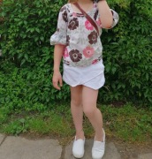 Bluzka koszula kwiaty Monsoon 8 lat +