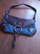 Torebka jeans na krótkim pasku LOREA