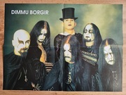 MEGA UNIKAT! Duży plakat/poster DIMMU BORGIR z 1998 r. - Format A2