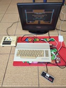 Commodore C64 Cały Zestaw z Grami, Pad Cartridge Tapecart Zasilacz stan bdb