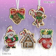 Zestaw haftu koralikovego na driewnie 