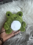 Zielona Żabka na szydełku amigurumi
