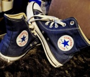 okazja Trampki Converse All Star granatowe wysokie r.38 jak nowe