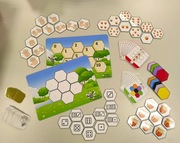 Układanki lewopółkulowe, pomoc dydaktyczna, plansze + gra edukacyjna