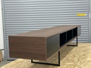 Szafka RTV długa orzech, 2,5m lub 2m, nowoczesna szafka RTV loft