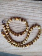 komplet damski męski naszyjnik 46cm bransoletka 20cm żółte tygrysie oko