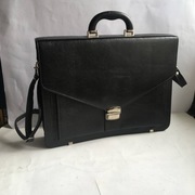 nowa elegancka skórzana Torba biznesowa męska czarna Teczka Aktówka laptopa