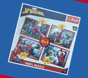 Puzzle 4w1 SPIDERMAN Trefl 4+