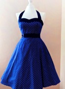 Sukienka wakacyjna na urodziny party gorsetowa wiązana retro lata 50 80