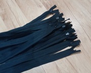 Komplet granatowych zamków krytych 36 cm