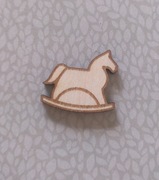 Koń konik na biegunach sklejka drewno decoupage scrapbooking 5szt knb3a