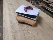 Drewniana podstawka pod monitor komputerowy lub konsole