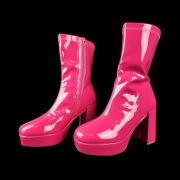 Różowe botki platforma Dream Pairs r.37 nowe lakierowane