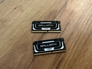 Pamięci RAM DDR4 SODIMM 32GB (2x16) 3200Mhz CL16 Crucial Ballistix