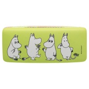 ETUI NA OKULARY MOOMIN SPRING MUMINEK ZIELONE MUMINKI NOWE ZE ŚCIERECZKĄ
