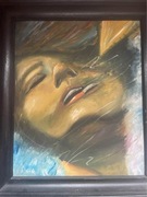 Obraz po dziadku, malowany kilka lat temu