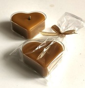 Tealight DUŻY Podgrzewacz "SERCE" Wosk Pszczeli
