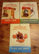Audiobajki - zestaw nr 1, 2 i 4 - Król Lew, Księga Dżungli, Gdzie jest Nemo