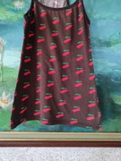 Fishbone koszulka na ramiączkach top bokserka t-shirt wisienki