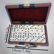 GRA LOGICZNA DOMINO W ELEGANCKIM PUDEŁKU - 28 kostek