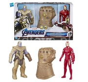 Marvel Avengers Zestaw 2 figurek Thanos i Iron Man Rękawica Hasbro E5273