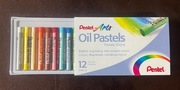 Pastele olejne Pentel 12 kolorów 