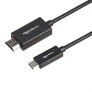 Amazon Basics Kabel-Adapter USB-C do HDMI, Thunderbolt 3, 4K, 60Hz, 1,8m