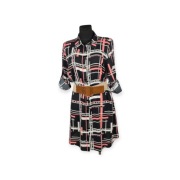Sukienka szmizjerka Select, 100% wiskoza, Midi Plus Size 44/XXL