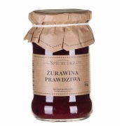 PRAWDZIWA KONFITRA Z ŻURAWINY 330g naturalna