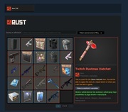 Konto z grą RUST, 74 skiny Tanio