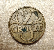 Moneta 2 grosze 1933