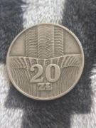 20 zł Wieżowiec i Kłosy 1974 bez znaku mennicy obiegowa  