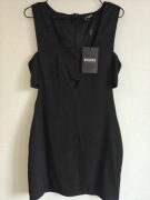 Czarna, seksowna sukienka MISSGUIDED spokój, miłość i moda. Rozmiar 38 (M)